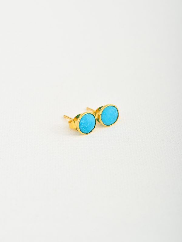 Pendientes Ana turquesa