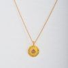Collar oro 7 chakras citrino