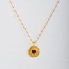 Collar oro 7 Chakras Granate