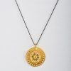 Collar oro Mandala Flor