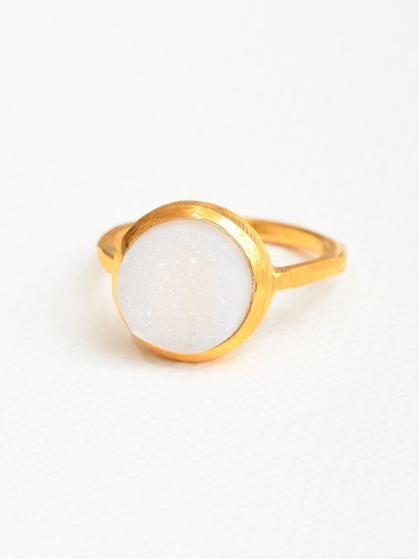Anillo druzzy plata