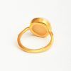 Anillo druzzy plata piedra natural