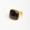 Anillo ónix negro grande