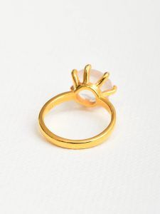 Anillo Maje Cuarzo Rosa