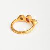 Anillo tres turmalinas oro piedra natural