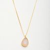 collar druzzy piedra natural plata