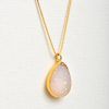 Collar druzzy piedra natural