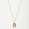 Collar con colgante Diamante Polki plata y esmalte
