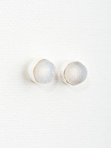 Pendientes druzzy plata