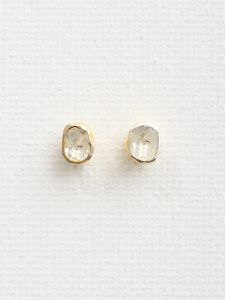 Pendientes Diamante Polki en plata