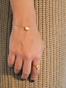 Pulsera con diamante Polki
